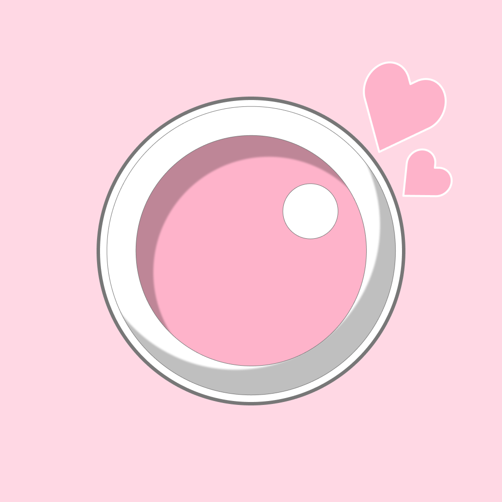 ハート漫画カメラ